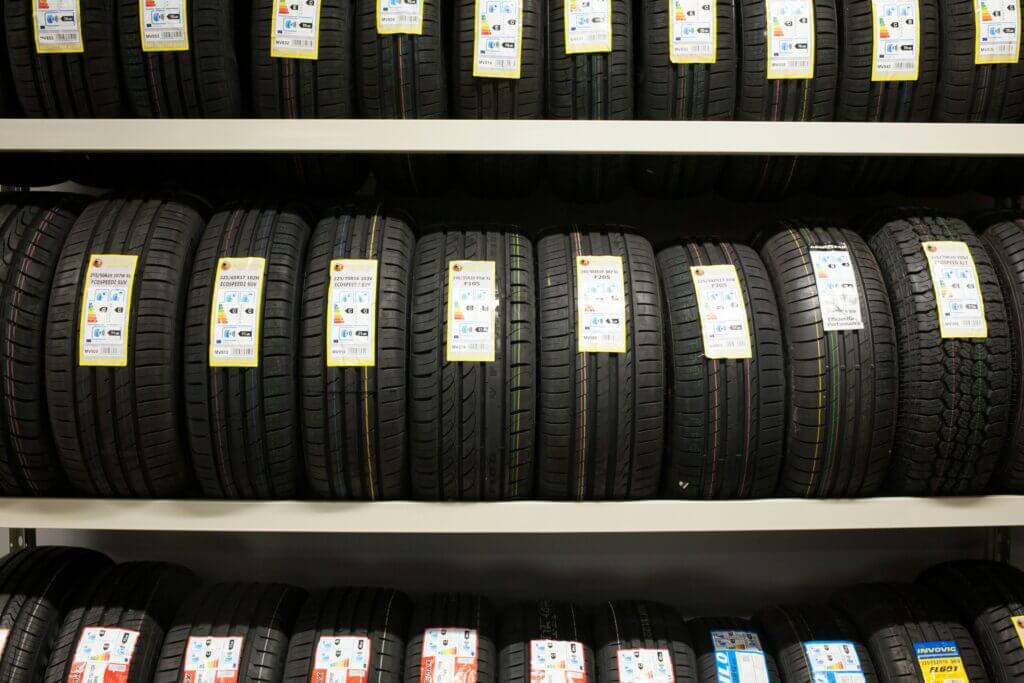 tires on shelf